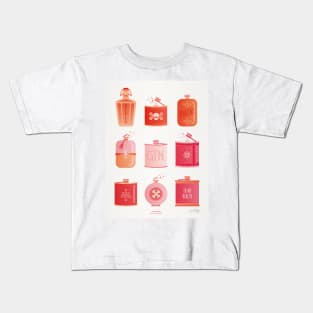 flasks pink Kids T-Shirt